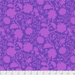 Tula's True Colours Pom Pom Orchid - Tula Pink - PER QUARTER METRE Tula's True Colours Pom Pom Orchid - Tula Pink - PER QUARTER METRE