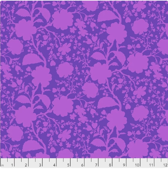 Tula's True Colours Pom Pom Petunia - Tula Pink - PER QUARTER METRE Tula's True Colours Pom Pom Petunia - Tula Pink - PER QUARTER METRE