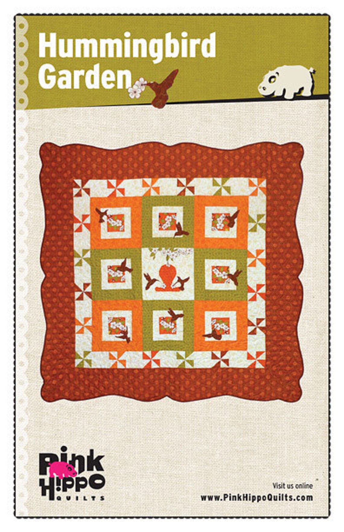 Hummingbird Garden PDF Patchwork Quilt Pattern - Etsy