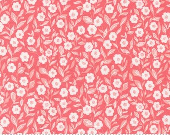 Love Blooms Lipstick 5221 13 by Lella Boutique for Moda Fabrics Fabric, sold by the half yard