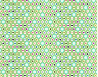 Eye Drops - Mint, Parisville (DejaVu) by Tula Pink  | Freespirit Fabrics PWTP192.MINT | 100 % Cotton Fabric | Apparel, Quilting