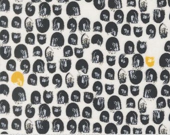 Balisong Coconut Midnight 11664 22, Designed by Zen Chic for Moda Fabrics -sold by the half yard, Shell Mosaic Geometrics