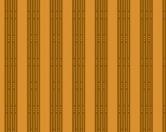 Rust Orange, Pattern: Throughline, by Giucy Giuce Fabric from the Attic Collection, Andover Fabrics, Inc sold by Half Yard A-9977-O