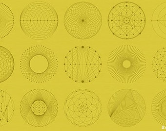 Giucy Giuce Citron golden yellow Color Redux Pattern Redux collection A-9068-Y  by Guicy Guice for Andover Fabrics, Inc., sold by Half Yard