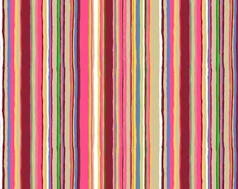 Kaffe Fassett Collective Feb 2026 Echo Stripe - Magenta, Kaffe Fassett, Free Spirit Fabrics, sold by half yard, PWGP209.Magenta