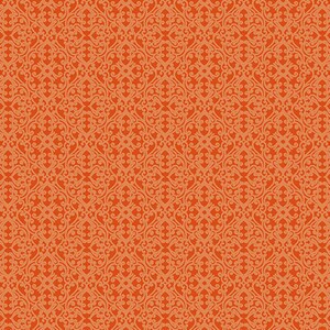 Damask Diamond Light Persimmon By JACKIE ROBINSON  1673-29 Collection: Autumn Elegance for Benartex , sold by Half Yard