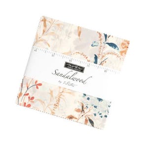 Sandalwood Charm Pack 44380PP Moda Precuts, 42 5-inch Squares Charm Pack, 3 Sisters