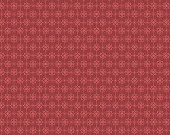 Cocoa Pink - Edyta Sitar - Laundry Basket, Color- Amaryllis, Pattern: Iron Gate  , 1/2 yd, 100% Cotton Andover Fabrics, A-734-R