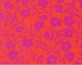 Maeve Tansy Mandarin 11934 28 by Crystal Manning, Moda Fabrics -sold by the half yard, Florals