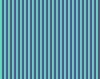 Iris Tent Stripes by Tula Pink True Colors All Stars | Freespirit Fabrics PWTP069.Iris | Cotton Fabric | Apparel, Quilting