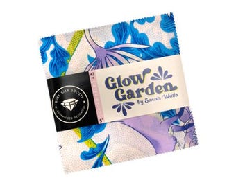 Glow Garden Charm Pack RS2111PP - by Sarah Watts for Ruby Star - 42 prints in stacker