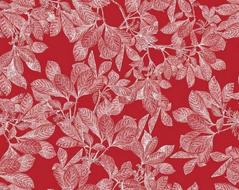 Classic Caskata Branches Red - Half Yard 100% quilters cotton - Riley Blake Designs, C10382-Red, sold by 1/2 yard