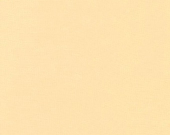 Butter Kona Solid Kona Cotton quilting fabric, Robert Kaufman Fabrics, solid color 1055, 100% Quilters Cotton K001-1055 Yellow Fabric