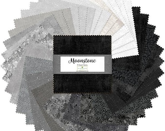 Moonstone 5" Squares charm pack by Wilmington Fabrics - 42 prints in stacker 507 164 507