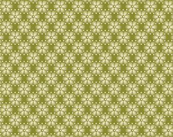 Noel by Edyta Sitar for Laundry Basket, Color - Fir, Pattern - Peppermint, 1/2 yd, 100% Cotton by Andover Fabrics, A-9919-G