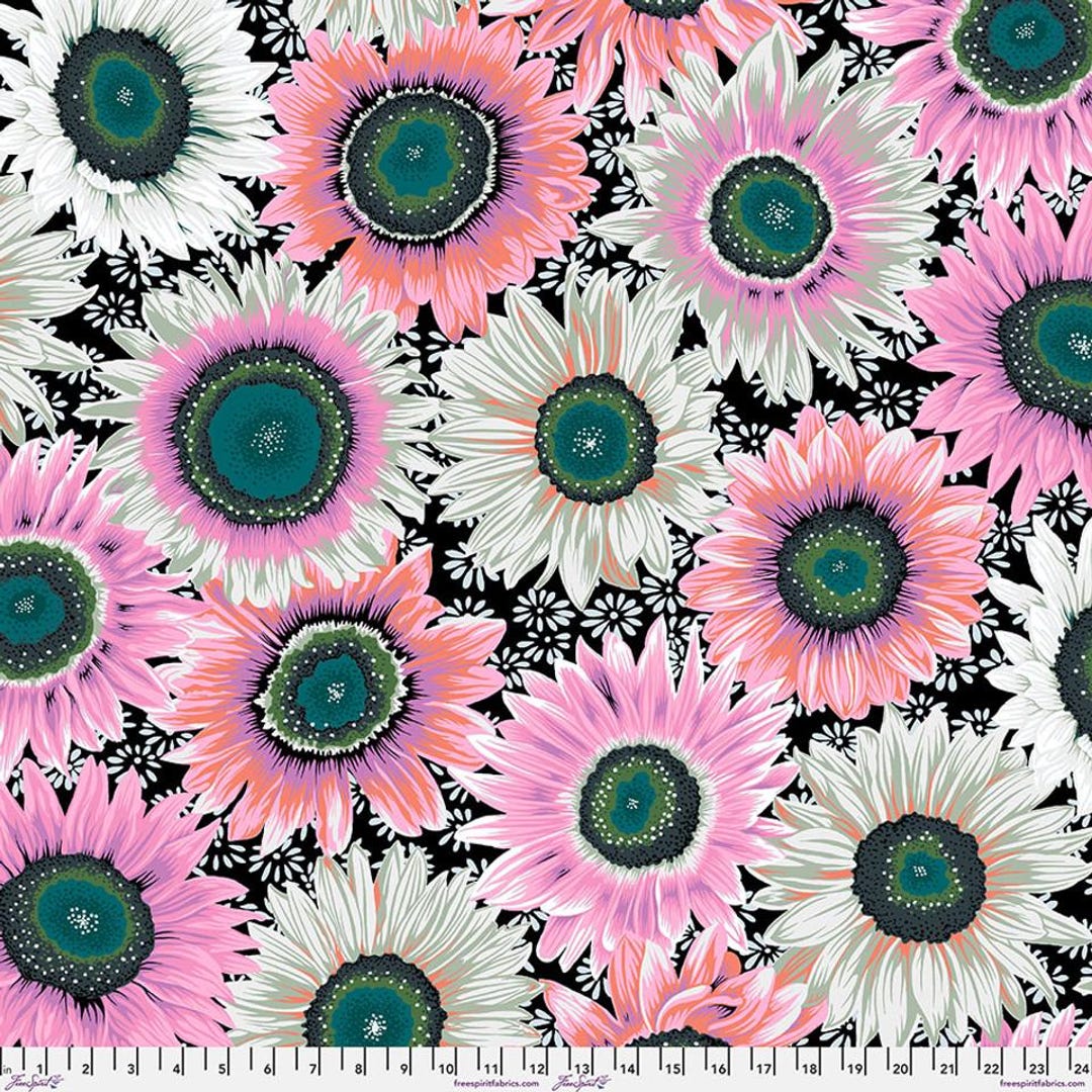 Backing Fabric - Van Gogh - Black Wideback 108 Inch QBPJ006.BLACK