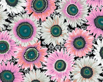 Backing Fabric - Van Gogh - Black Wideback 108 Inch QBPJ006.BLACK, Philip Jacobs, Kaffe Fassett Collective, Free Spirit, sold by 1/2 yard