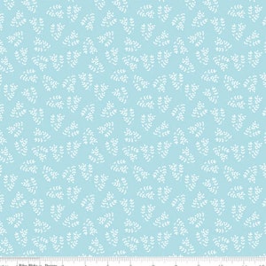 Singing In The Rain Waterfall Blue Stems Yardage by Beverly McCullough for Riley Blake, 1/2 yd,  C9365 waterfall