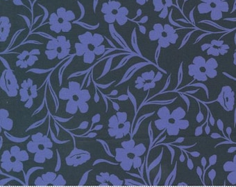 Maeve Tansy Navy Blue 11934 16 by Crystal Manning, Moda Fabrics -sold by the half yard, Small florals,
