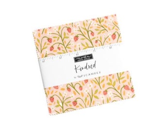 Kindred Charm Pack 36070PP by 1 Canoe 2, Moda Fabrics, Moda Precuts, 42 5-inch Squares Charm Pack