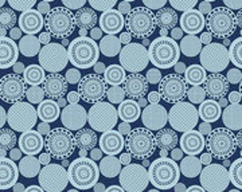 Butterfly Blossom Papercut Navy by The RBD Designers for Riley Blake Designs, 1/2 yd, floral fabric - C13273-NAVY