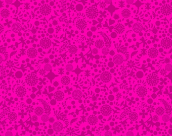 Pomegranate - Sun Print 2022 - 10th Anniversary Collection, Endpaper Pattern by Alison Glass 1/2 yd,  A8137-E