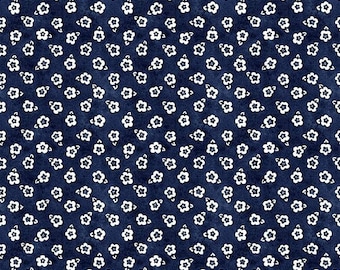 Painter's Palette Posey Dark Blue quilters cotton by the half yard, Designer: J. Wecker Frisch, Riley Blake Fabrics C8941-DKBLUE