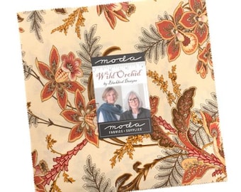 Wild Orchid Layer Cake® 2770LC by Blackbird Designs for Moda Fabrics -10" x 10", 42 pieces