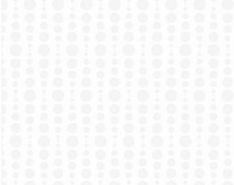 Stealth by Libs Elliott- White dots on White - Andover- A-9661-L - 1/2 Yd cuts, 100% cotton