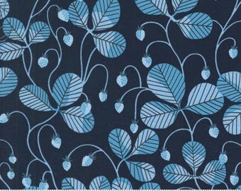 Love Letter Peacoat 37124 27 by Lizzy House for Moda Fabrics Fabric, sold by the half yard
