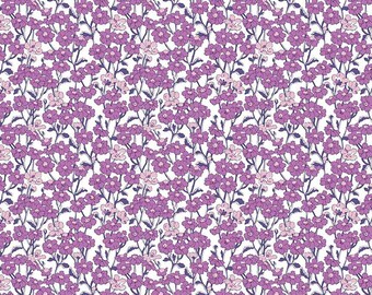 Flower Show Botanical Jewel Chiltern Hill A, Riley Blake Designs, 100% Quilting Cotton Fabric Sold by Half Yard, 01666827A
