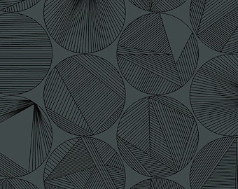 Shale Pattern : Petri, by Giucy Giuce from the Wallflower Collection, for Andover Fabrics, Inc sold by Half Yard A-8960-K