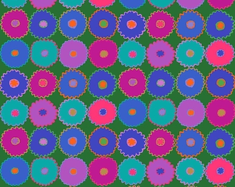 Kaffe Fassett Collective Feb 2026 Pinking - Blue, Kaffe Fassett, Free Spirit Fabrics, sold by half yard, PWGP213.BLUE
