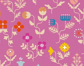 Salutations Canvas Heliotrope RS1098 17L , by designer Rashida Coleman Hale and the Ruby Star Society - sold by the half yard