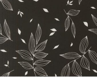 True To Hue Black As Night 11561 12 by Alli K Design for Moda Fabrics -sold by the half yard, Falling Leaves Blenders