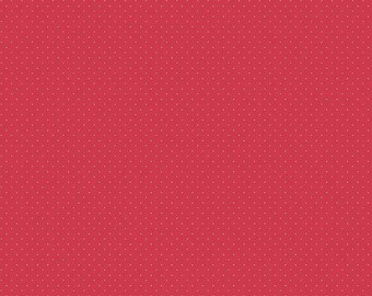 American Jane Pindots Cherry by Sandy Klop for Riley Blake Designs | C840-CHERRY, sold by the HALF YARD