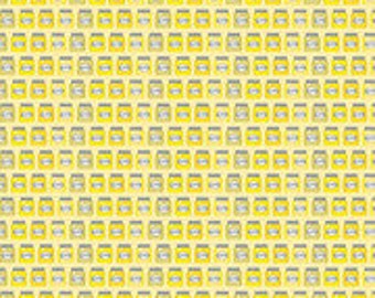 Orchard Jam Jars Lemon by Jill Finley for Riley Blake Designs  1/2 Yd cuts, 100% cotton, C13153-LEMON