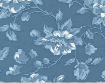 Shoreline Medium Blue 55300 23 by Camille Roskelley for Moda Fabrics -sold by the half yard