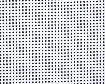 Andover - Century Black on White - CS-9682-L - Small Squares by Andover sold by the 1/2 yd
