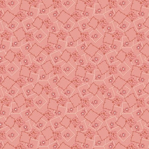 Fresas y Crema - Sitar Edyta - Cesta de Lavandería, Color - Cuarzo Rosa, Patrón - Islandia, 1/2 yd, 100% algodón Tejidos Andover, A-357-E