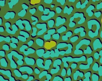 Wildside by Libs Elliott- Beast Mode Teal- Andover- A-8590-MG - 1/2 Yd cuts, 100% cotton
