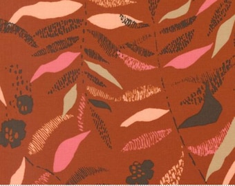 Boho Haven Spice 45643 14 by  Fancy That Design House for Moda Fabrics -sold by half yard, Textured Frond Blenders Leaves