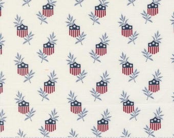 American Gath III Cloud 49320 11 by Primitive Gatherings for Moda - sold by the half yard, Star Shield Novelty