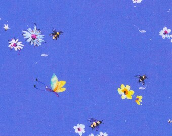 Larkspur by Lauren Wan from Bee Free for Robet Kaufman  AVMD-21488-471,  sold by half yard