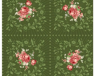 Giucy Giuce Pattern: Verde Wreath from the Natale line by Guice for Andover Fabrics, Inc sold by Half Yard, A-9873-G