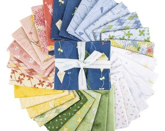 On the Wind 30 fat quarter collection by Jill Finley of Jillily Studio for Riley Blake Designs.  precut bundle