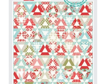 Hopscotch Quilt Pattern By Camille Roskelley and Thimble Blossoms, Finished size: 60" x 70", TB 149