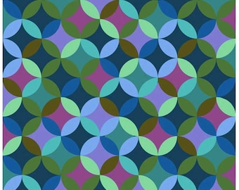 Love Always AM Cathedral Multi - Blue, Designed by Anna Maria Horner for FreeSpirit Fabrics, 100% cotton, PWAH203.blue, sold by half yard