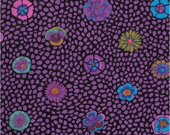 Guinea Flower Purple - Kaffe Fassett Fabric Classics, Free Spirit Fabrics, 100% Cotton quilting fabric, PWGP059