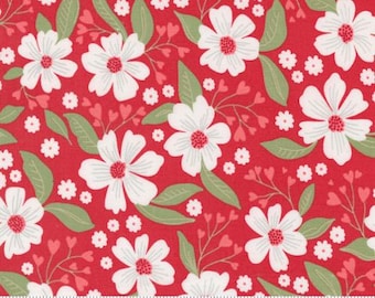 Love Blooms Rose 5220 12 by Lella Boutique for Moda Fabrics Fabric, sold by the half yard